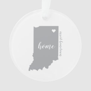 Indiana Heimat Personalisiert Ornament