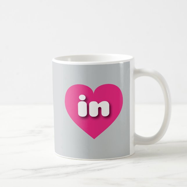 Indiana-Herz - I Liebe Kaffeetasse (Rechts)