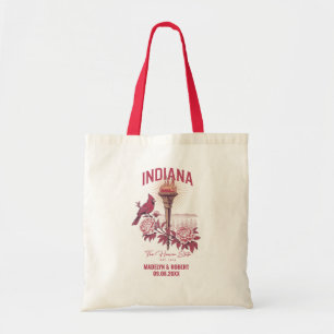 Indiana Hochzeits-Willkommens-Tasche, Brautjungfer Tragetasche