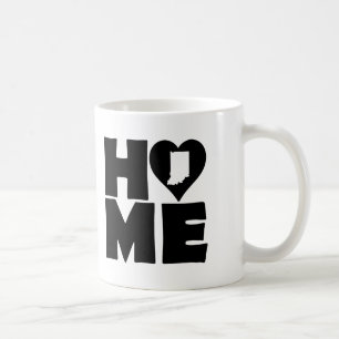Indiana Home Heart State Becher oder Reisebecher Kaffeetasse