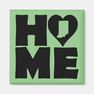 Indiana Home Heart State Kühlschrankmagnet Magnet