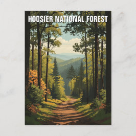 Indiana Hoosier National Forest Travel Postkarte
