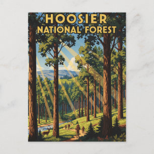 Indiana Hoosier National Forest Travel Postkarte