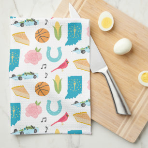 Indiana Icons Geschirrtuch