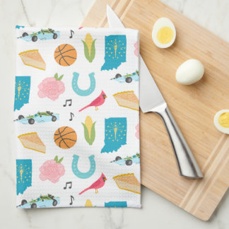 Indiana Icons Geschirrtuch