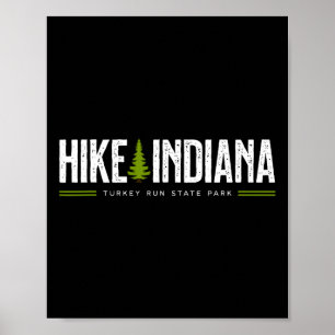 Indiana In Turkey Run State Park Wanderung Baum Re Poster