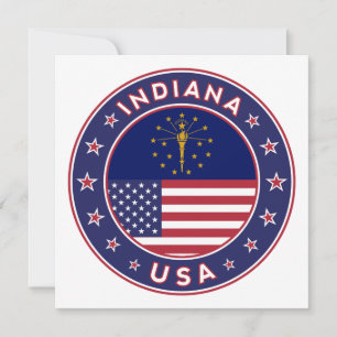 Indiana, Indiana-T - Shirt, Indiana-Aufkleber,