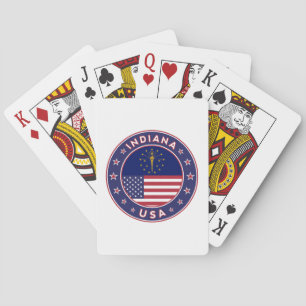 Indiana, Indiana-T - Shirt, Indiana-Aufkleber, Spielkarten