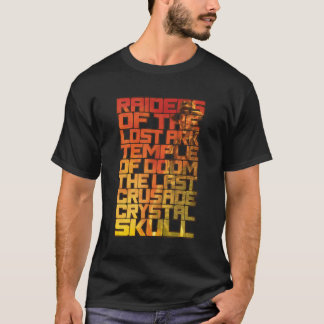 Indiana Jones Raiders der verlorenen Ark Movie Tit T-Shirt