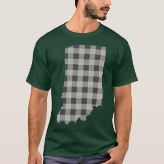 Indiana-Karo in Grau T-Shirt