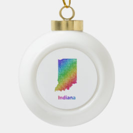 Indiana Keramik Kugel-Ornament