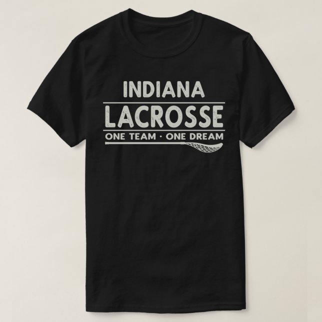 Indiana Lacrosse One Team One Dream Classic TShirt (Design vorne)