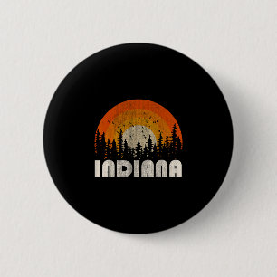 Indiana - lustige Natur Vintage Wandern 60er 70er Button