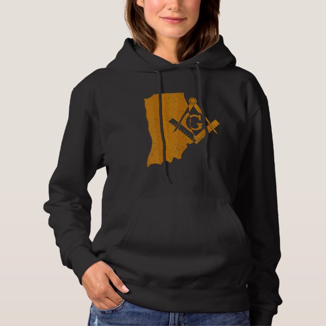 Indiana Masons Grand Lodge F&am Freemasons Vater' Hoodie (Vorderseite)