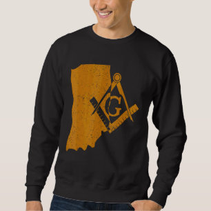 Indiana Masons Grand Lodge F&am Freemasons Vater' Sweatshirt