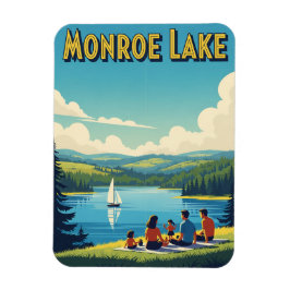 Indiana Monroe Lake Travel Magnet