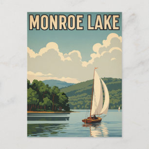 Indiana Monroe Lake Travel Postkarte