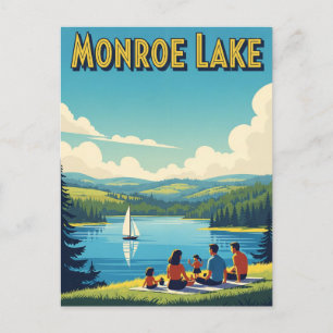 Indiana Monroe Lake Travel Postkarte