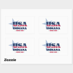Indiana My Zuhause Staat Sticker