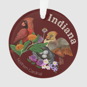 Indiana Nördliche Kardinäle Ornament