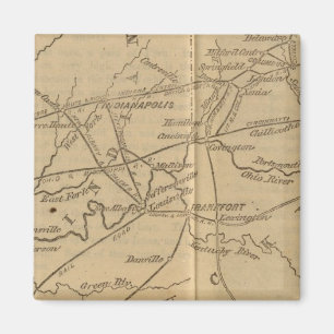 Indiana, Ohio, Kentucky Magnet