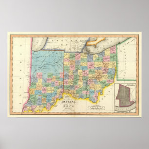 Indiana, Ohio Poster