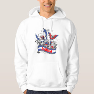 Indiana-Patriotismus-Schmetterling Hoodie