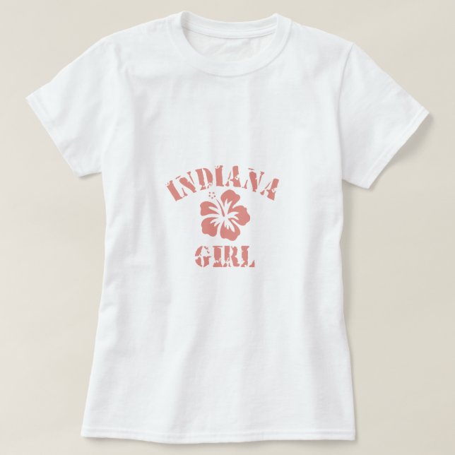 Indiana Pink Girl T-Shirt (Design vorne)