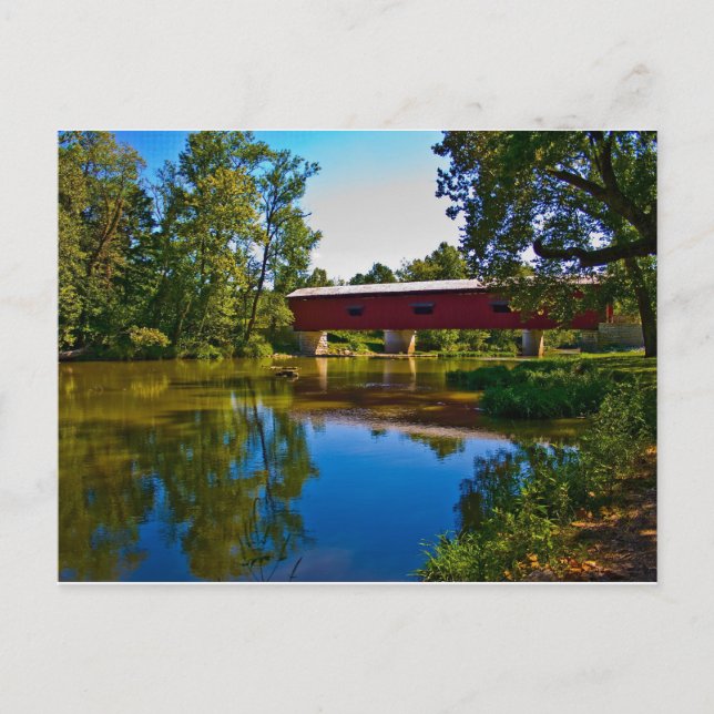 Indiana Postkarte (Vorderseite)