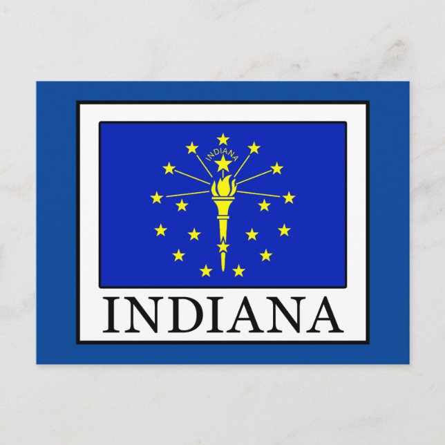 Indiana Postkarte (Vorderseite)