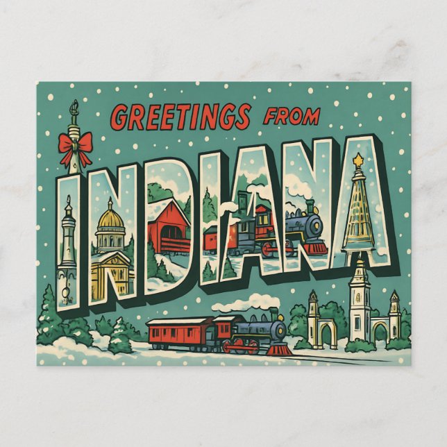 INDIANA Postkarte (Vorderseite)