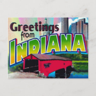 Indiana Postkarte
