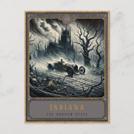 Indiana | Postkarte Gothic Art