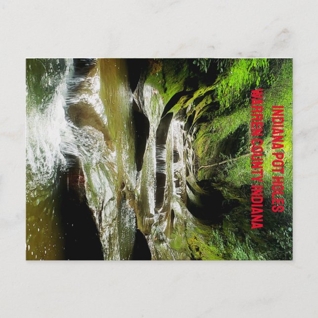 Indiana Pot Holes Postkarte (Vorderseite)