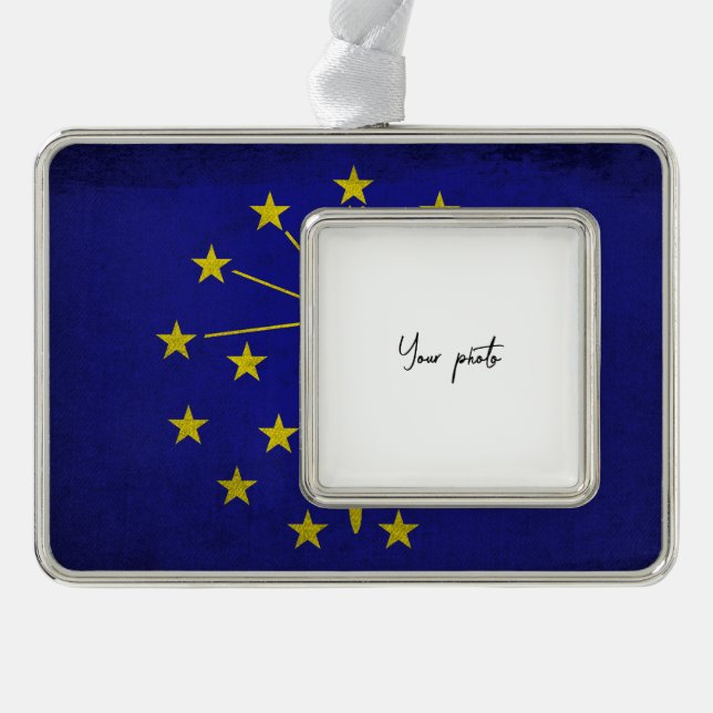 Indiana Rahmen-Ornament Silber (Vorderseite)