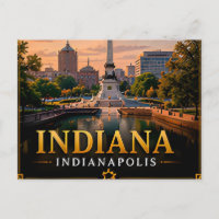 🗺️ Indiana-Reiseerinnerung für Road-Trip-Reisende