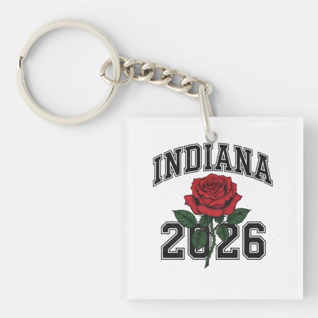 INDIANA Rose 2026 Schlüsselanhänger (Vorderseite)