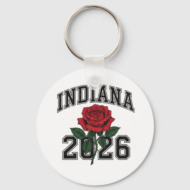 INDIANA Rose 2026 Schlüsselanhänger (Vorderseite)