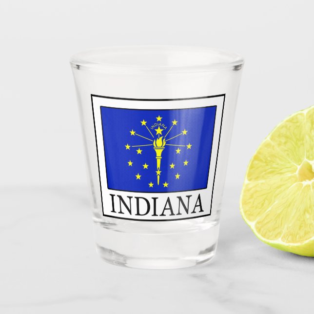 Indiana Schnapsglas (Vorderseite)