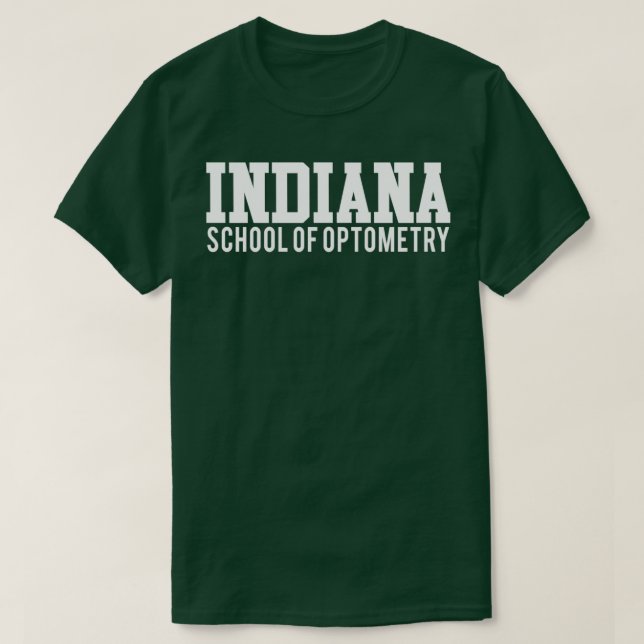 Indiana-Schule für Optometrie 1 T-Shirt (Design vorne)