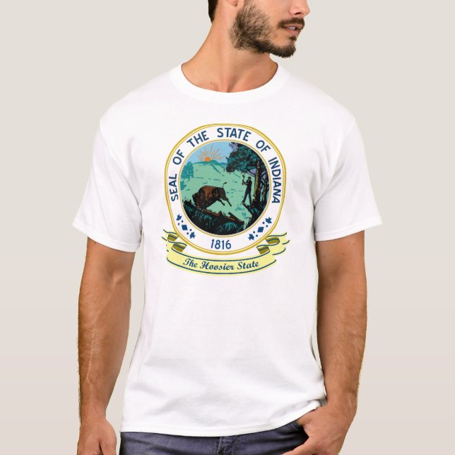 Indiana-Siegel T-Shirt (Vorderseite)
