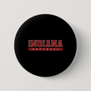 Indiana Softll Red Vintage Text Button