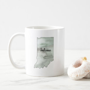 Indiana Staat Illustration Kaffeetasse
