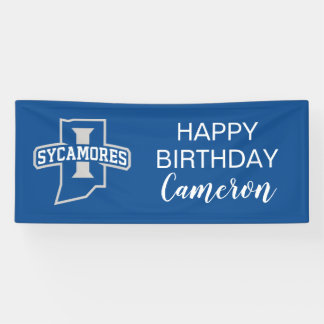 Indiana Staat Leaf Birthday Banner