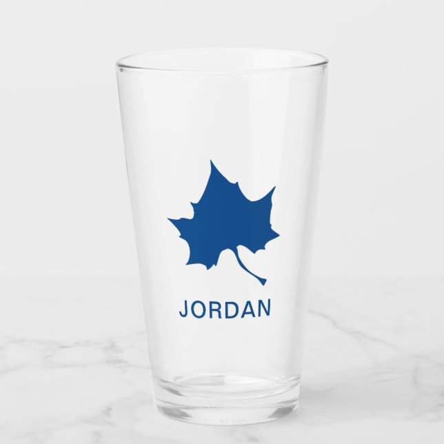 Indiana Staat Leaf Glas (Vorderseite)