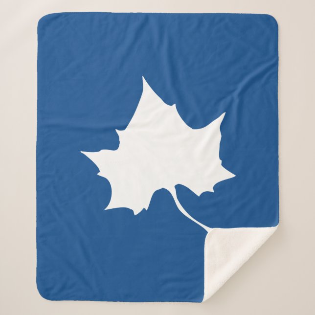 Indiana Staat Leaf Sherpadecke (Vorderseite)