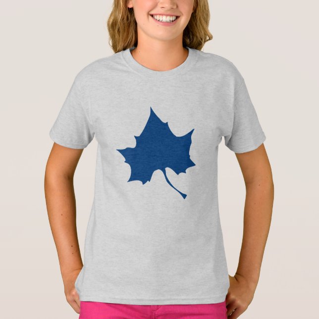 Indiana Staat Leaf T-Shirt (Vorderseite)