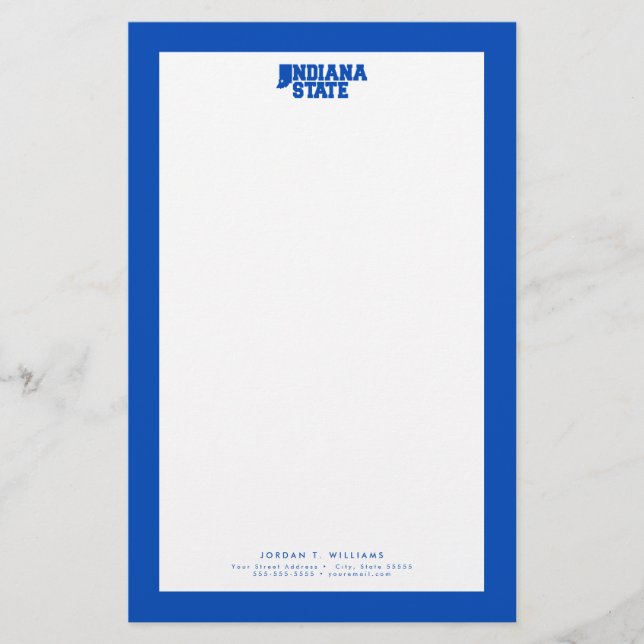 Indiana-Staat-Logo Briefpapier (Vorderseite)