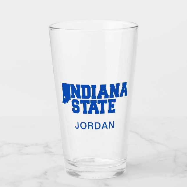 Indiana-Staat-Logo Glas (Vorderseite)