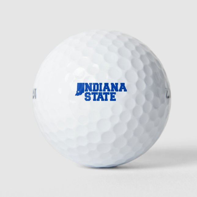 Indiana-Staat-Logo Golfball (Vorderseite)